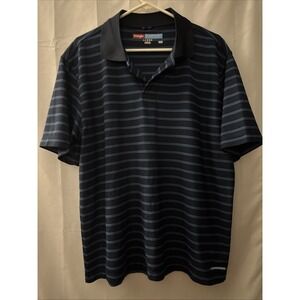WRANGLER Authentics Men's size L‎ polo shirt Breathe-Dri polyester Short sleeve